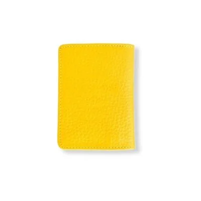 جاکارتی چرمی اصل مدل فلو رنگ زرد