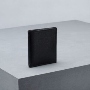 جاکارتی چرم اصل و طبیعی مشکی بزی نمای بیرون جاکارتی برند چرم حقی