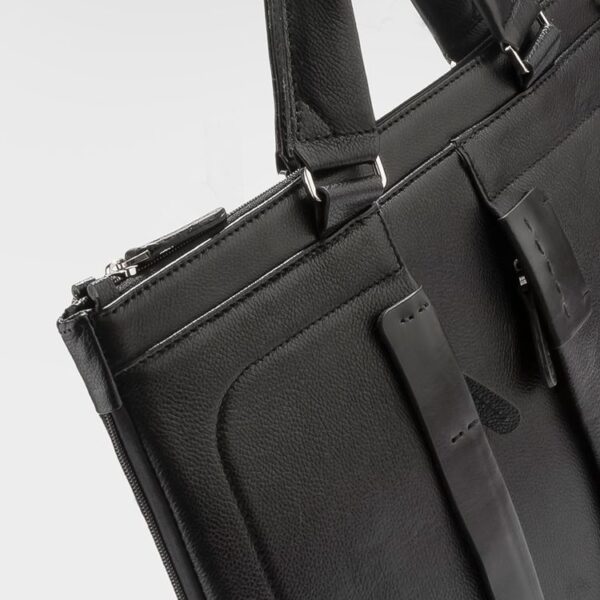 کیف اداری مردانه چرم طبیعی مدل فوق باریک رنگ مشکی قیمت مناسب