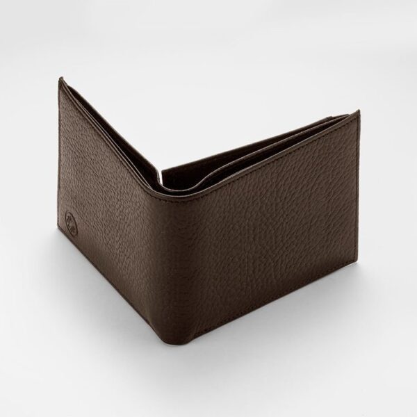 کیف جیبی چرم اصل مردانه مدل کلاسیک رنگ قهوه‌ای