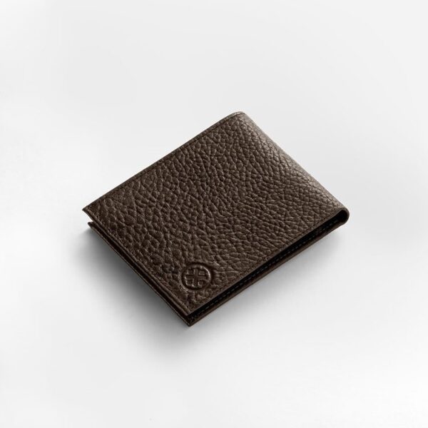 کیف جیبی چرم طبیعی مردانه مدل کلاسیک رنگ قهوه‌ای