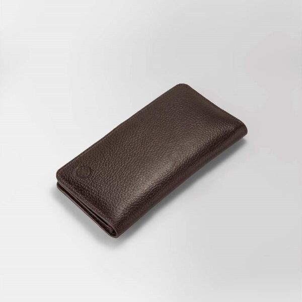 کیف کتی چرم طبیعی مردانه مدل ژنرال رنگ قهوه‌ای
