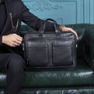 راهنمای سایز کیف مردانه چرم حقی مدل زنرال